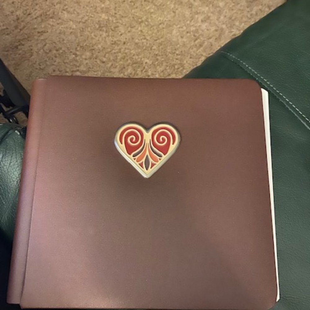 Creative Memories Cherish Heart Brown Album 7X7 NEW